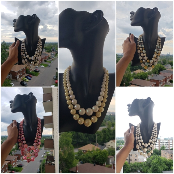 Vintage necklaces lot of 5 necklaces - Picture 2 of 15